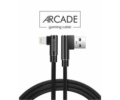 „Swissten L Type Textile“ universalus greitas įkrovimas 3.1 USB prie „Lightning Data“ ir 1,2 m įkrovimo laidas