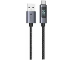 „Swissten“ LCD laidas USB-A / USB-C 1 m
