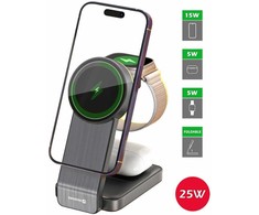 Swissten MagSafe Wireless Charger 3in1 25W