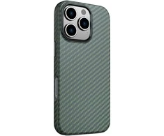 SWISSTEN MagStick SHELL dėklas Apple iPhone 16 Pro Max žalias