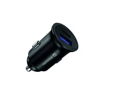 Įkroviklis Swissten Įkroviklis automobilis SWISSTEN 36W, 2 prievadas, USB-C, USB-A