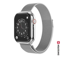 Swissten Išmaniojo laikrodžio Apple 1/2/3/4/5/6/SE dirželis, Pilkos spalvos, 38/40mm