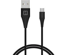 Kabelis USB Swissten USB-A - microUSB 1.5 m Juodas (71504301)