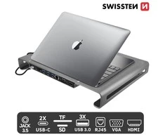 „Swissten“ USB-C stotis / replikatorius (44040104)
