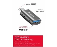 Swissten Adapteris USB Sourcing USB-C - USB Sidabrinė (55500100)