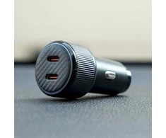 Swissten PD Mini 2x USB-C Car Charger 20W