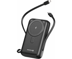 SWISSTEN Nešiojamasis įkroviklis "Powerbank" 20000 mAh PD 20W su integruotu USB-C ir „Lightning“ laidu (suderinama su „MagSafe“) 22013934