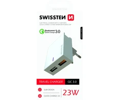 Swissten įkroviklis 2x USB-A 3 A (22049600)