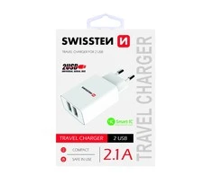 Swissten įkroviklis 2x USB-A 2.1 A (22033000)