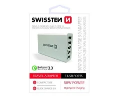 Swissten Įkroviklis 5x USB-A 3 A (22013306)