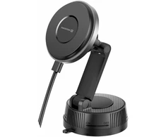 Swissten S-Grip E3 automobilinis laikiklis su belaidžiu įkrovikliu 15 W / 7,5 W (suderinamas su MagSafe)