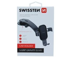 Swissten S-GRIP G1-R1 Metal Age Gravity 360 universalus automobilio skydelio laikiklis įrenginiui