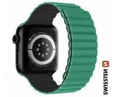 Swissten silikoninė magnetinė juostelė, skirta Apple Watch 42/44/45/49 mm