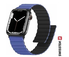 Swissten silikoninė magnetinė juostelė, skirta Apple Watch 42/44/45/49 mm