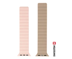 Swissten silikoninė magnetinė juostelė, skirta Apple Watch 42/44/45/49 mm