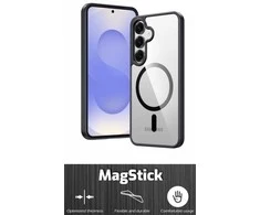 Swissten Skaidrus Jelly Magstick metalinis dėklas, skirtas Samsung Galaxy S24 FE 5G