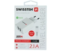 Swissten įkroviklis 2x USB-A 3 A (22051000)