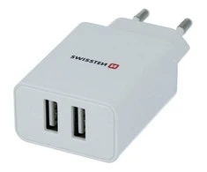 Swissten įkroviklis 2x USB-A 3 A (22051000)