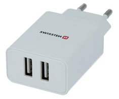Swissten įkroviklis 2x USB-A 2.1 A (22053000)