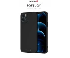 Swissten „Soft Joy“ silikoninis dėklas, skirtas „Samsung Galaxy A14 5G“, juodas
