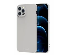Swissten „Soft Joy“ dėklas, skirtas „iPhone 14 Plus“ – akmens pilkumo