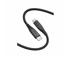 „Swissten“ minkštas silikoninis USB-C – USB-C 60W laidas, 0,4 m