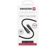Kabelis USB Swissten USB-C - USB-C 1.5 m Juodas (71534010)