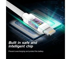 Swissten Textile Universal Quick Charge 3.0 USB-C į USB-C duomenų ir įkrovimo laidas 1,2 m