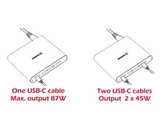 Swissten nešiojamojo kompiuterio maitinimo adapteris 87 W 4,3 A 20 V (22013340)