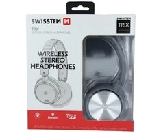 Swissten Stereo Trix Bluetooth 4.2 Ausinės su FM / AUX / MicroSD