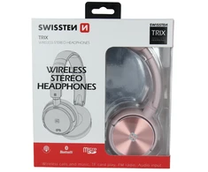 Swissten Trix Bluetooth 4.2 Ausinės su FM / AUX / MicroSD