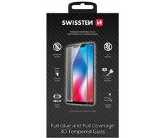 Swissten Ultra Durable Full Face / Full Glue Tempered Glass Premium 9H ekrano apsauga Samsung 405 Galaxy A40 Juodas