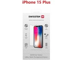 SWISSTEN Apsauginis grūdintas stiklas RE 2.5D, skirtas Apple iPhone 15 Plus