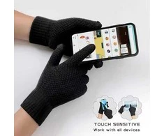 SWISSTEN WINTER SMARTPHONE GOVES Moteriškos juodos