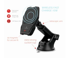 Swissten WM1-HK2 automobilinis laikiklis su belaidžiu įkrovimu + 1,2 m mikro USB laidu