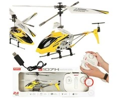 SYMA S107H RC sraigtasparnis 2.4GHz RTF geltonos spalvos