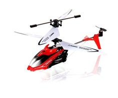 SYMA S5 Helicopter with gyro stabilizer / LED / Raudona