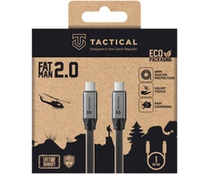 Tactical Fat Man 2.0 kabelis USB-C/USB-C 1m pilkos spalvos
