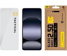 Tactical apsauginis stiklas Shield 2.5D skirtas Xiaomi Redmi Note 14 4G/5G skaidrus