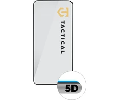 Tactical apsauginis stiklas Shield 5D skirtas Samsung Galaxy S23 su juodos spalvos krašteliu