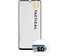 Tactical apsauginis stiklas Shield 5D skirtas Samsung Galaxy A05/A05s su juodos spalvos krašteliu