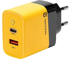 Tactical Microgrid GaN 45W įkroviklis geltonos spalvos