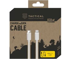 Tactical Smooth Thread kabelis USB-C/Lightning 0.3m baltos spalvos
