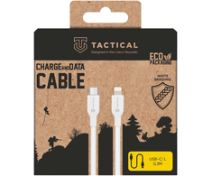 „Tactical Stitch Thread“ laidas USB-C/Lightning 0.3m baltos spalvos