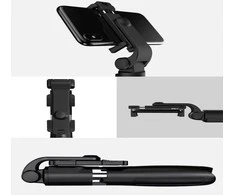 TECH-PROTECT L01S BLUETOOTH SELFIE STICK TRIPOD Juodas