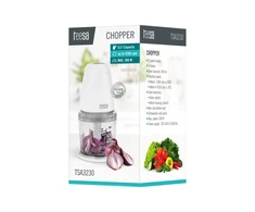 Teesa TSA3230 smulkintuvas, 260W, baltas