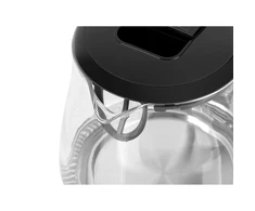 TEESA elektrinis virdulys, stiklinis, 2200 W, juodas, 1.7 L