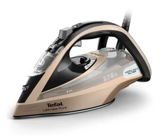 Tefal Ultimate Pure FV9852E0 iron Dry &amp; Garų lygintuvas Durilium AirGlide Autoclean soleplate 3200 W Juodas, Copper