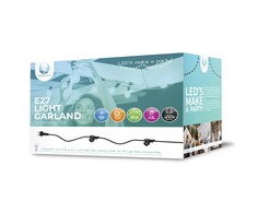 TelForceone Light Girland 12m 10 lizdų E27 IP65
