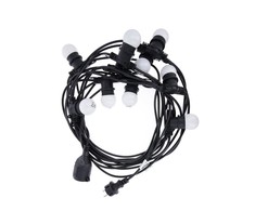 TelForceone Šviečianti girlianda 12m +10 G45 2W balta IP65